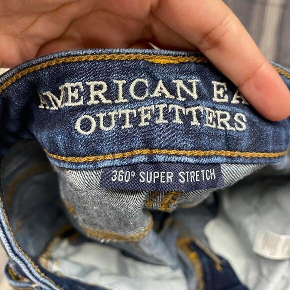 American Eagle Blue Skinny Jeans - Picture 4 of 5